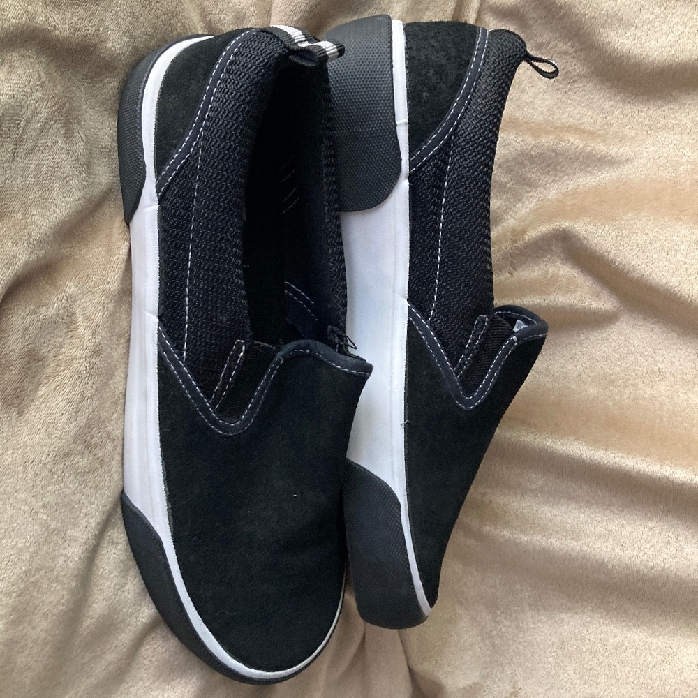 Slip on Sturdy Suede Sneakers by Cross Trekkers